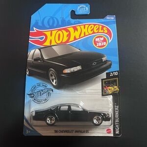Hot Wheels Black '96 Chevrolet Impala SS Toy Car